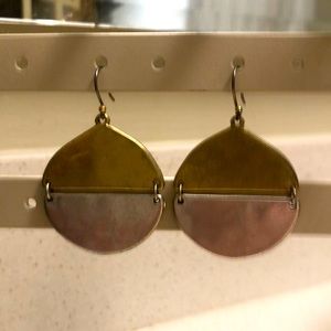 BOGO ✨ Statement ✨ Round Drop Earrings | Silver & Gold tone